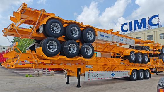 CIMC 2 trục 3 trục 20FT 40ft Khối xương Khối xương ốc ốc ốc ốc