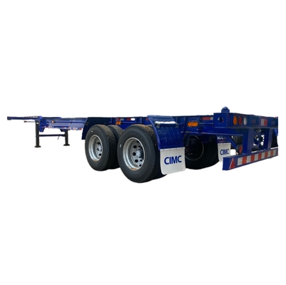 Semi-trailer xương cho vận chuyển container điện giải và lớp phủ bột KTL