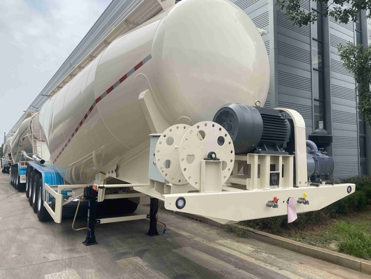 CIMC High-strength Cement Bulk Powder Trailer Capacity Load Maximum 3 Axle Cement Trailer (CIMC) - Trình kéo bột xi măng cao độ bền