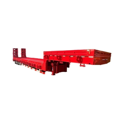 CIMC thiết kế mới nhất Low Panel flatbed trailer với hệ thống treo khí 12950x3000x1650mm