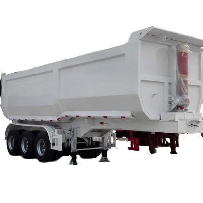 CIMC chất lượng xe tải đổ rác công trình xây dựng cát và sỏi vận chuyển tippers phía sau đổ rác bán trailer