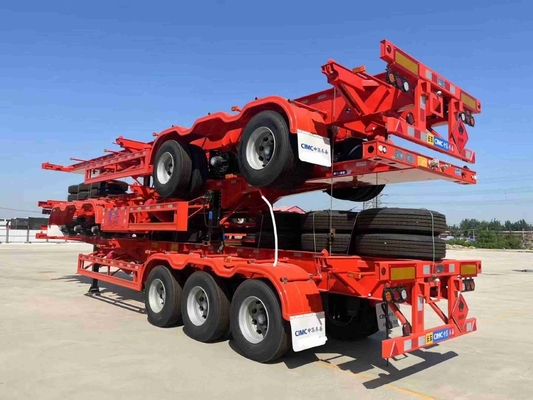CIMC 3 trục 20FT 40ft Container Skeleton Trailer Semi Trailer