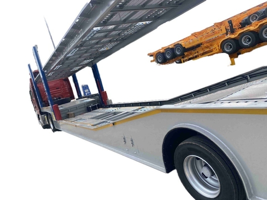 CIMC nhà máy trực tiếp chất lượng thép không gỉ 2 trục 8-9 tải xe tải vận chuyển bán xe kéo
