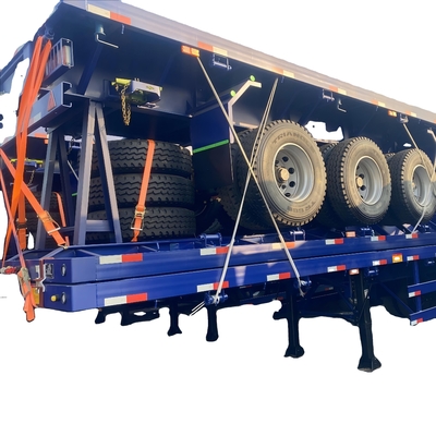 CIMC bán nóng 3-axle bán treo xe tải treo Trung Quốc nhà sản xuất bán trực tiếp flatbed bán treo