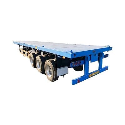 CIMC New 3-Axis Flatbed Skeleton Semi-Trailer Steel Container Truck với hệ thống phanh Wabco