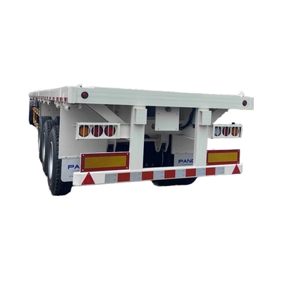 CIMC New 3-Axis Flatbed Skeleton Semi-Trailer Steel Container Truck với hệ thống phanh Wabco