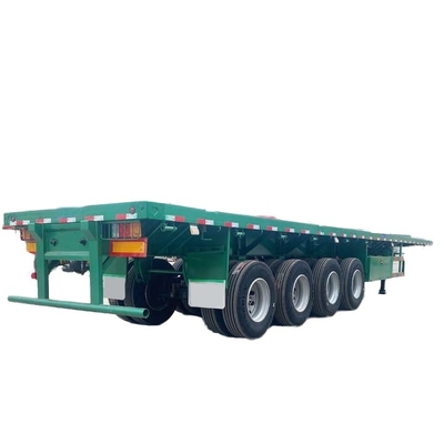 bán nóng mới 4 trục phẳng xe bán treo CINC container xe bán treo Trung Quốc nhà sản xuất bán trực tiếp vật liệu thép