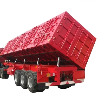 CIMC 40FT 3 axle tare trọng lượng 8,5t 1300 * 2500mm công cụ nặng treo cơ khí 13pc lá mùa xuân tường Side Rollover bán treo