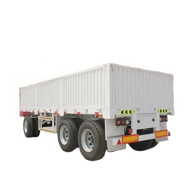 CIMC 40FT 2 trục 7.5T trọng lượng 12,4 * 2,48m tải trọng 40T thương hiệu JOST Hai tốc độ hoạt động bằng tay treo cổng xe hạ cánh Semi trailer