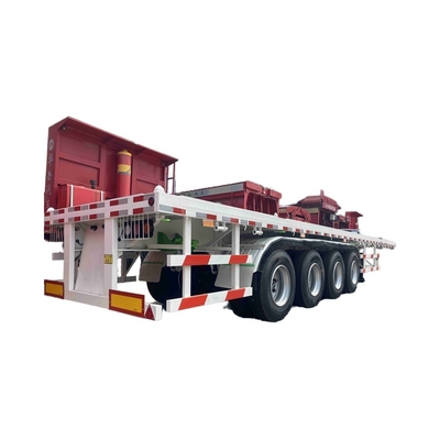 CIMC Chất lượng tốt nhất 3-4 trục 60t New Lowbed Low Bed Semi Trailer 3 trục 80t Lowbed Lowboy Low Flatbed Trailer For Sale