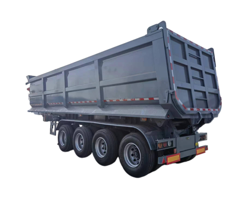 CIMC chất lượng cao 3 trục cuối xe tải đổ rác bán treo