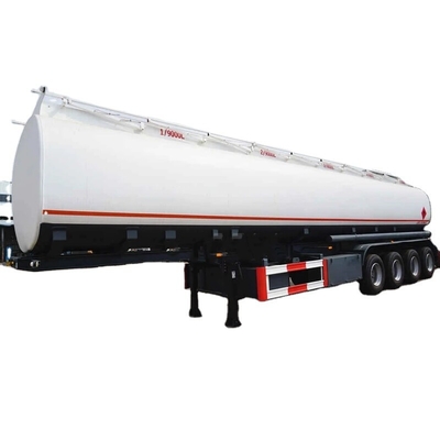 CIMC 4 trục 54000liters 6 khoang Thanh dầu thép vận chuyển hóa chất lỏng dầu mỏ chế biến thực phẩm dầu bể nhiên liệu trailer