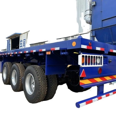 CIMC New 3-Axis Flatbed Skeleton Semi-Trailer Steel Container Truck với hệ thống phanh Wabco