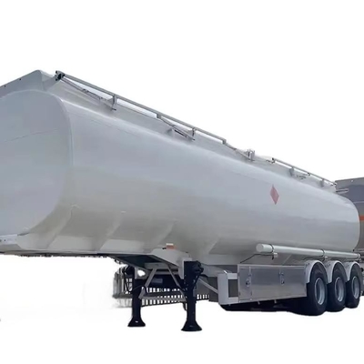 CIMC SA240 Thép không gỉ 3 trục thép cường độ cao với cách điện chân không áp suất lạnh LNG Tanker Gas Semi-trailer