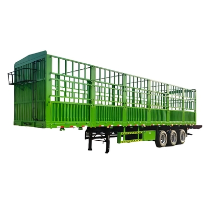 CIMC Factory Direct Fence Truck 3 axle 40 feet Sidewall đa mục đích Semi-trailer Fence-type Cargo Bulk trailer