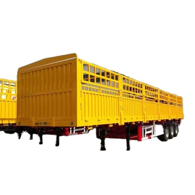 CIMC 3 / 4 / 5 trục hàng rào 40 -100 tấn bán nhà máy cũ xe tải vận chuyển hàng hóa hàng rào tường bên bán trailer