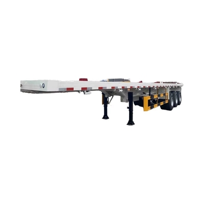 Đồ bán buôn tùy chỉnh 100 tấn phẳng xe bán ốc New Condition 3-Axle Transport Container Wabco Brake System