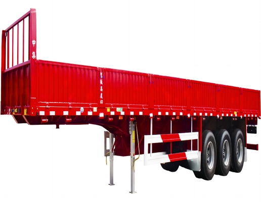 CIMC mới 3 hoặc 4 trục hàng rào cao cho gia súc gia súc động vật thực phẩm ngũ cốc 60 tấn hàng rào xe tải bán trailer
