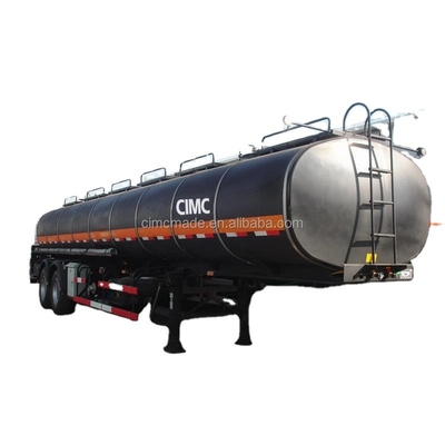 Thiết kế quy trình mới nhất của CIMC là một bán xe kéo trung bình chất lỏng ba trục làm bằng thép cường độ cao.