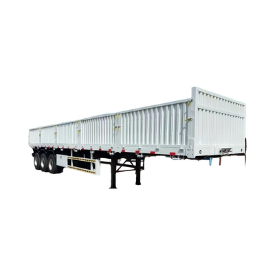 CIMC 30- 80tons 3axles hàng rào đa chức năng bán xe kéo vận chuyển động vật ngũ cốc thực phẩm và các xe tải hàng rào