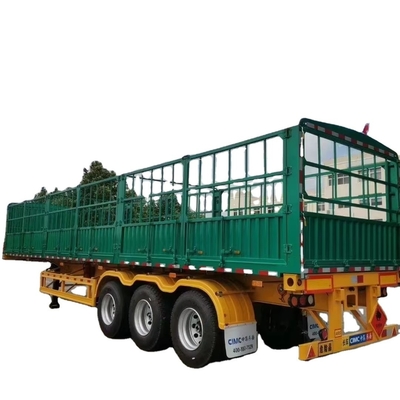 CIMC chất lượng cao 3 trục hàng rào xe tải Semi trailer trailer hàng rào bên tường Semi trailer Trung Quốc Nhà cung cấp Bán hàng trực tiếp