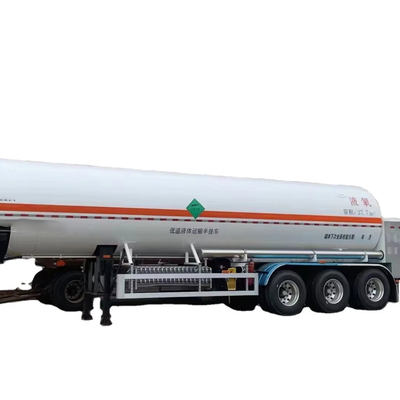 CIMC sắt hoặc hợp kim nhôm khí tự nhiên hóa lỏng khí lạnh khí nitơ oxy 26,5 27,7 cbms hoặc tùy chỉnh kích thước xe tăng bán xe kéo