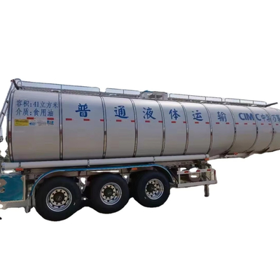 CIMC 3 trục 41cbms sắt và thép không gỉ bình thường bình lỏng dầu nấu ăn bán xe bọc thép
