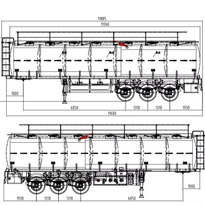 CIMC Máy chở nhiên liệu diesel cũ Xe tải 6x4 bánh xe lái tay truyền động dầu nước Chất hóa học Lưu trữ tiếp nhiên liệu Lưu trữ thép
