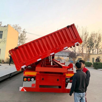 Chế độ tải và thả hàng hóa hiệu quả Ứng xe kéo ba trục 70 tấn