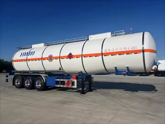 CIMC khí LNG thép không gỉ với xe tải lạnh một hoặc 2/4 khoang tùy chọn
