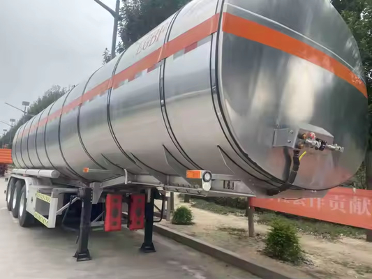 CIMC đa chức năng kim loại nhôm 3 trục 25000-70000l Tank xăng dầu Tank nhiên liệu dầu