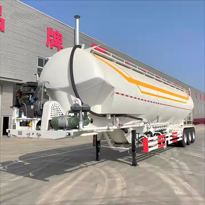 CIMC 3 Xích vận chuyển xi măng vật liệu hạt hoặc thùng khô thô xi măng bột xe chở thùng bán xe kéo