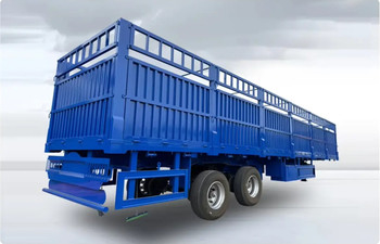 Semi-trailer hàng rào hiệu suất cao cho vận chuyển an toàn của động vật chăn nuôi và tải trọng