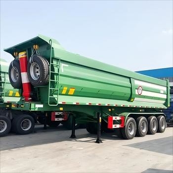 Africa Heavy-Duty Dump Truck Semi Trailer: Được thiết kế để vận chuyển hiệu quả và dỡ chất liệu và chất thải