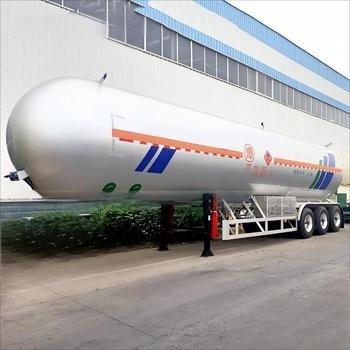 LNG Tank Semi Trailer An toàn cao cho vận chuyển khí dầu hóa lỏng an toàn và hiệu quả