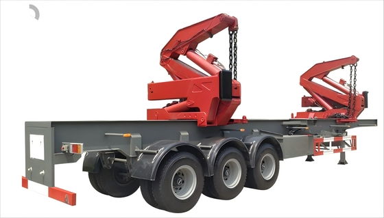 Side Loader Semi-trailer được tối ưu hóa cho việc tải container hiệu quả và thả tải tăng cường sự ổn định và an toàn