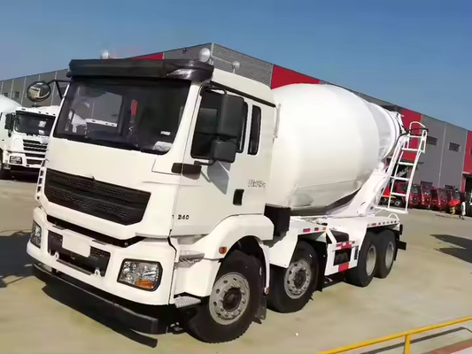 Sử dụng HOWO 6x4 Lốp lái Capacity 6/8/10/12 /16cbms Nhà máy sản xuất bê tông Bộ pha trộn xe tải