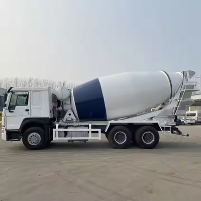 HOWO 340HP 2-25cbms 9630*2500*3998mm 16650kg Xe tải trộn bê tông xi măng