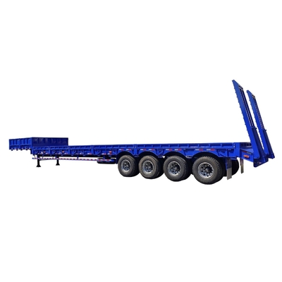 Thép tùy biến 3 và 4 trục CIMC Lowbed Semi-Trailer Truck Trailers