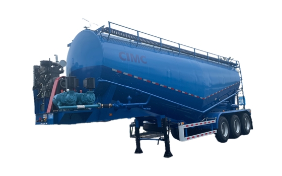 CIMC thiết kế mới nhất của lực lượng cao ba trục xi măng khối bột bọc thùng trailer