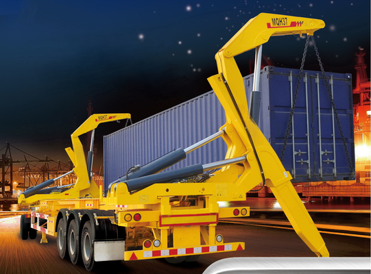 Side Loader Semi Trailer được tối ưu hóa để tải container hiệu quả tải xuống tăng cường sự ổn định và an toàn cho bán ở châu Phi