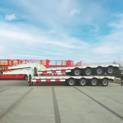 CIMC 4 dòng 8 trục 110 tấn Độ cao điều chỉnh với khóa container