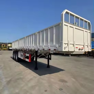 40FT 3 axle payload 45T Heavy Duty Mechanical Suspension 13pc Leaf Spring Wall Side Semi Truck Trailer