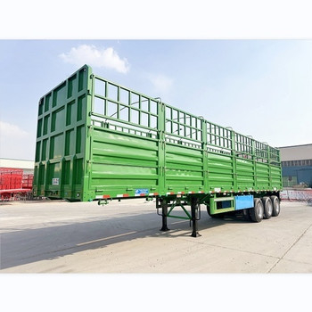 Semi-trailer hàng rào hiệu suất cao cho vận chuyển an toàn của động vật chăn nuôi và tải trọng