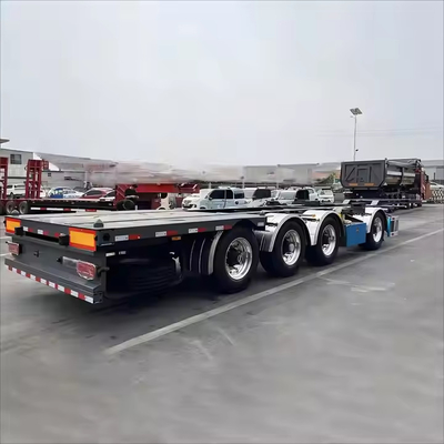 CIMC Thép cường độ cao 2/3 trục 20/30/40/45/48/53ft Container Twist Lock Skeleton Semi Trailer