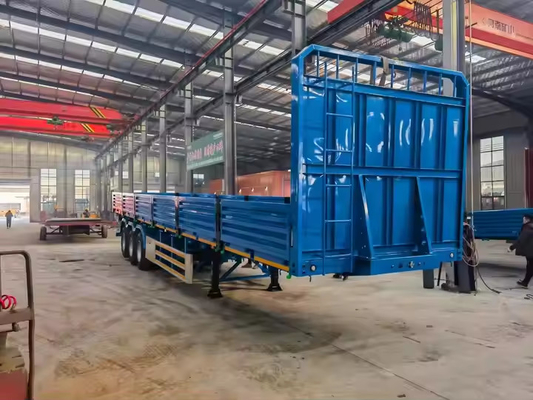 CIMC thép tùy chỉnh bắt đầu từ 6T với 3 trục Trung Quốc xe tải hàng hóa hàng rào xe tải bán trailer