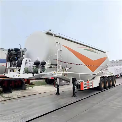 CIMC 3 trục 30 tấn thép không gỉ vận chuyển lúa mì bột carbon bột vật liệu xe tải Treler