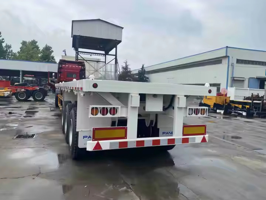 CIMC 40/45ft Thép 3/4Axle Lượng hàng hóa lớn và containerized kéo dài flatbed trailer