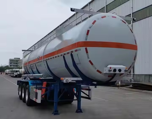CIMC 3 / 4 trục Lỏng nitơ khí tự nhiên Lpg xe tăng xe tải
