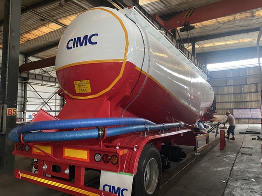 CIMC Truck Tanker Truck Capacity 50m3 3 axle Cement trailer